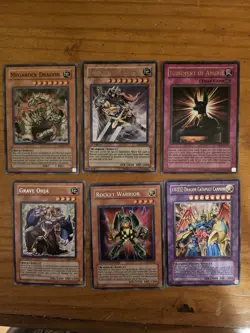 Yu-Gi-Oh! Trading Card 6 Card Lot - Image 1
