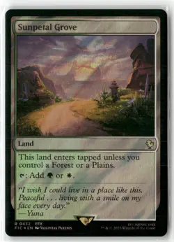 Sunpetal Grove (Surge Foil) Commander: Final Fantasy Foil - Image 1