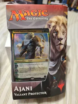 MTG Magic Ajani Valiant Protector Planeswalker Sealed Deck Aether Revolt #1 - Image 1