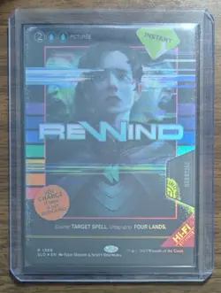 MTG Rewind Foil from Secret Lair Drop NM - Image 2