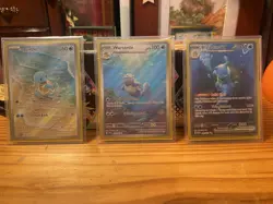 Pokemon Squirtle, Wartortle, and Blastoise Set Scarlet & Violet 151 NM - Image 1