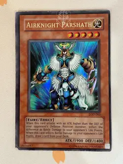 Yugioh, Airknight Parshath LOD-062, Ultra Rare, Unlimited, DMG/HP - Image 1