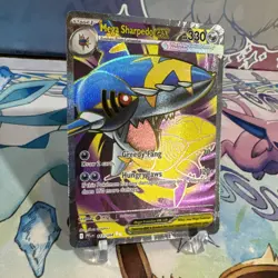 Mega Sharpedo ex Phantasmal Flames 113/094 Full Art Pokemon TCG NM - Image 2