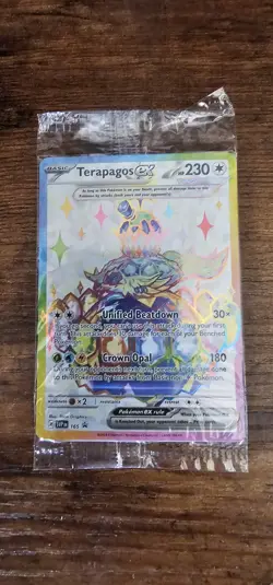 Terapagos EX SVP 165 Black Star Promo - Pokemon TCG - Image 1