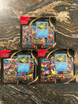Pokemon Mega Evolution 3 Pack Blister [Psyduck] X3 Factory Sealed Brand New - Image 1