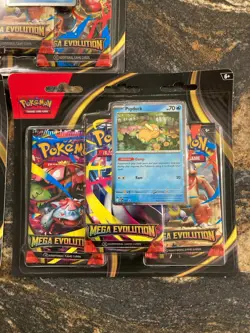 Pokemon Mega Evolution 3 Pack Blister [Psyduck] X3 Factory Sealed Brand New - Image 4