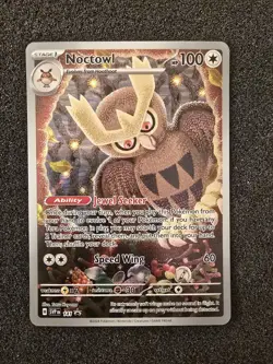 Noctowl 141 - SIR - NM - Stellar Crown ETB Promo - Pokemon TCG - Image 1