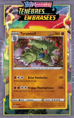 Tyranocif Holo -EB03:Tenebres Embrasees- 088/189 -Carte Pokemon Neuve Francaise - Image 1