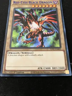 Yugioh! Red-Eyes Black Dragon (Blue) - LDS1-EN001 - Ultra Rare 1st LP - Image 3