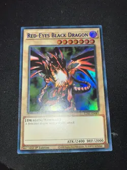 Yugioh! Red-Eyes Black Dragon (Blue) - LDS1-EN001 - Ultra Rare 1st LP - Image 4