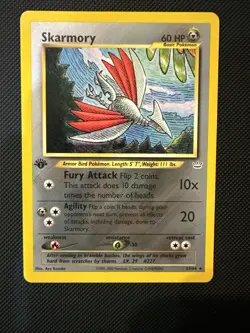 2001 Pokemon Neo Revelation Skarmory 1st Edition #23/64 Non-Holo Near Mint Plus - Image 1