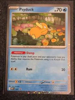 Pokemon - Psyduck 007 - Mega Evolutions Promo Holo Cosmos NM - Image 1
