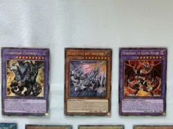(7x) Yu-gi-Oh!! Rare!! LOT 7! Guardian/Blue-Eyes/Jasmine Chimera Prismatic TCG - Image 2