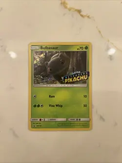 Bulbasaur SM198 Pokemon Detective Pikachu Stamped Promo Holo Rare - Image 1