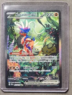 Pokemon Koraidon ex 247/198 Scarlet & Violet Base Set SIR Near Mint NM - Image 1