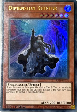 Dimension Shifter - ULTRA RARE 1st Edition - RA01-EN014 YuGiOh TCG Card - Image 1