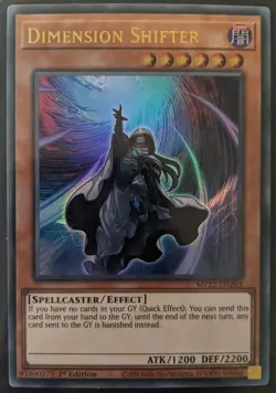 Dimension Shifter - Ultra Rare 1st Edition MP22-EN263 YuGiOh TCG Card - Image 1