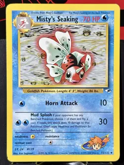 Misty's Seaking - Pokemon TCG - Gym Heroes - 55/132 - UNCOMMON ~ LP - Image 3