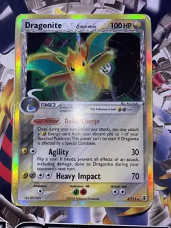 Dragonite (Delta Species) 3/113 Delta Species Holo Rare Pokemon TCG HP DMG - Image 2
