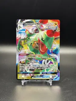 2023 POKEMON SWSH CROWN ZENITH #101 RAYQUAZA VMAX ULTRA RARE - NM - Image 1