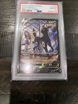 Pokemon Brilliant Stars Umbreon V Trainer Gallery #TG22/TG30 PSA 10 With Guard - Image 3