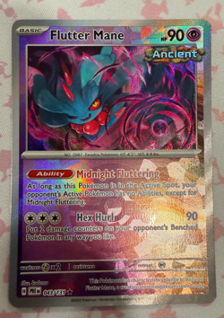 Pokemon TCG Flutter Mane 043/131 Reverse Holo Pokeball Prismatic Evolutions NM - Image 1