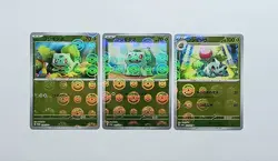 (ERRORS) Bulbasaur 059/SV-P Promo, Ivysaur Holo Set Japanese 151 sv2a Pokemon - Image 2