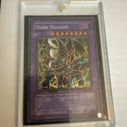 Yu-Gi-Oh Dark Paladin Limited Edition DMG-001 Rare Holo Plus Blue Eyes - Image 1