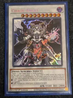 Yugioh Chaos Angel CYAC-EN044 1st Edition Secret Rare NM - Image 1