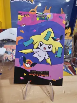Pokemon Halloween Card Database - Holiday Jirachi Flying Pokeball Bats Halloween - Image 1