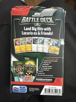 Pokemon TCG Lucario EX Battle Deck 60 Cards with Play Accessories - Image 2