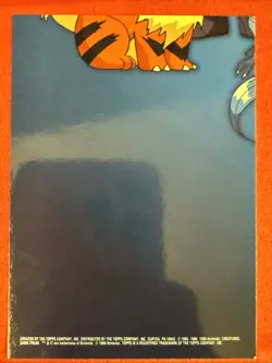 Meowth 1999 Pokemon Topps Animation Edition Puzzle Card NM - Image 2