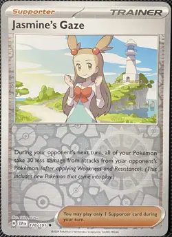 Jasmine's Gaze 178/191 Sv08: Surging Sparks Reverse Holo - Pokemon Card - Image 1