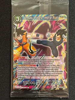 Dragon Ball Super Card Game Sealed Goku & Vegeta Immortal Rivalry Foil Card SR - Image 1