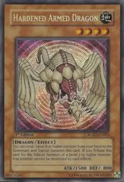 Yugioh! LP Hardened Armed Dragon - RGBT-EN083 - Secret Rare - 1st Edition Lightl - Image 1