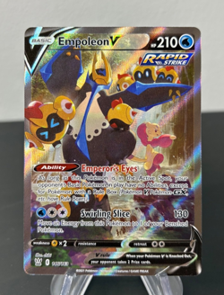 2021 Pokemon Empoleon V Alternative Full Art Battle Styles 146/163 Card NM - Image 1