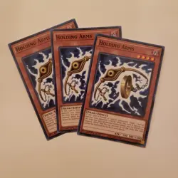 Holding Arms Playset Lot Of 3 1st Edition Yugioh Card TCG Game Trading - Image 1