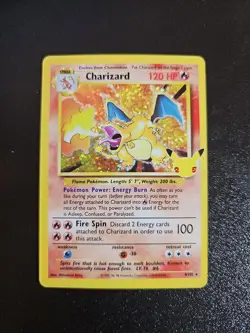 Pokemon TCG Charizard Celebrations Classic Collection Holo Card 4/102 - Image 1