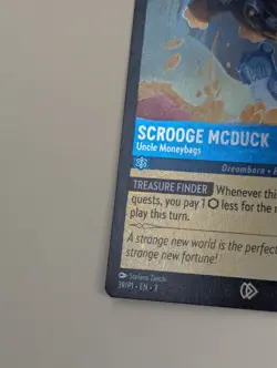 Scrooge McDuck - Uncle Moneybags 39 Disney Lorcana Promo Cards Cold Foil - Image 3