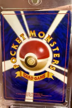 [NM] Team Rocket's Mewtwo Pokemon Card Japanese No.150 Vintage Holo! +case - Image 2