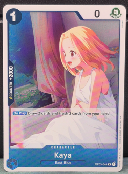 Kaya PRB-02 OP03-044 Rare The Best Vol 2 One Piece Near Mint Card Game TCG Blue - Image 1
