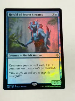 Herald of Secret Streams - Prerelease Cards - 059/279 - MTG - NM - Rare --- FOIL - Image 1