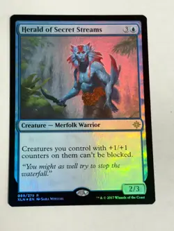 Herald of Secret Streams - Prerelease Cards - 059/279 - MTG - NM - Rare --- FOIL - Image 2