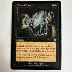 MTG Buried Alive Odyssey 118/350 Regular Uncommon Magic the Gathering NM - Image 1