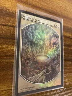 MTG✨WRATH OF GOD Full Art/Textless FOIL✨Players Reward PROMO MINT UNPLAYED ! - Image 3