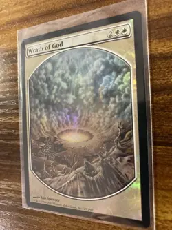 MTG✨WRATH OF GOD Full Art/Textless FOIL✨Players Reward PROMO MINT UNPLAYED ! - Image 4