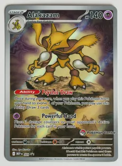 Alakazam - 009 (Pokemon Center Exclusive) - ME: Mega Evolution Promo (MEP) - Image 1