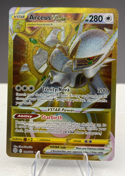 Pokemon TCG Arceus VSTAR (Secret) 184/172 Swsh09: Brilliant Stars Holo NM/M - Image 1