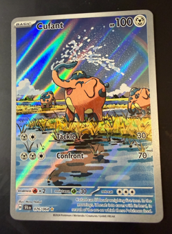 Pokemon TCG Cufant Holo Illustration Rare Full Art Shrouded Fable 076/064 LP - Image 3