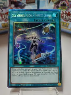 Yu-Gi-Oh Justice Hunters JUSH-EN053 Sky Striker Mecha - Hornet Drones Collector - Image 1
